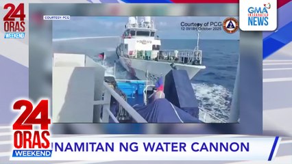 BRP Datu Pagbuaya ng BFAR, binomba ng tubig at binangga ng barko ng China | 24 Oras Weekend