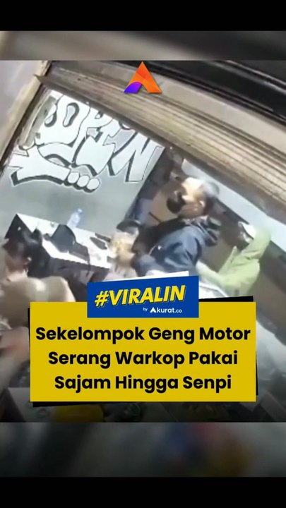 Geng motor pakai senjata api