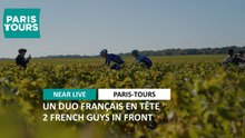 2 french guys in front of the race - Paris-Tours 2024