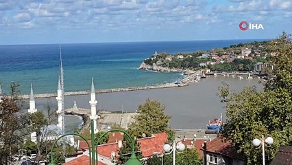 Zonguldak'ta denizin rengi değişti