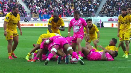 TOP 14 - Essai de Oscar JEGOU (SR) - Stade Français Paris - Stade Rochelais