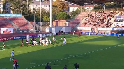 TOP 14 - Essai de Vinaya HABOSI (R92) - Racing 92 - Montpellier Hérault Rugby