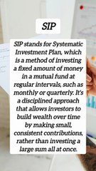 SIP (Systematic Investment Plan)