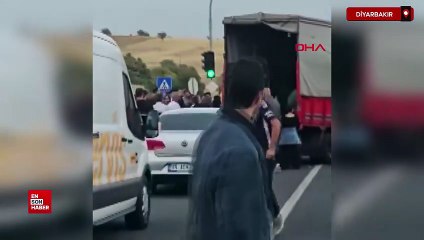 Mardin karayolunda trafik kazası meydana geldi