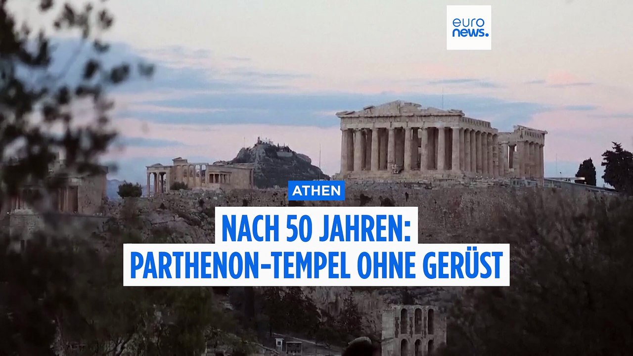 Nach 50 Jahren: Parthenon-Tempel ohne Gerüst