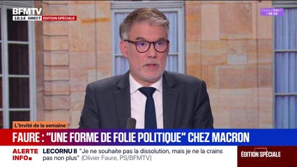 Appel entre Olivier Faure et Emmanuel Macron: le Premier secrétaire du PS indique que "c'est faux"