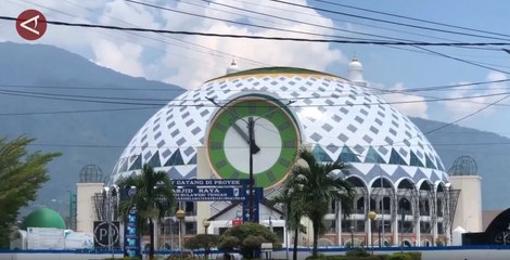 Hampir rampung, kubah terbesar se-Indonesia segera berdiri di Palu