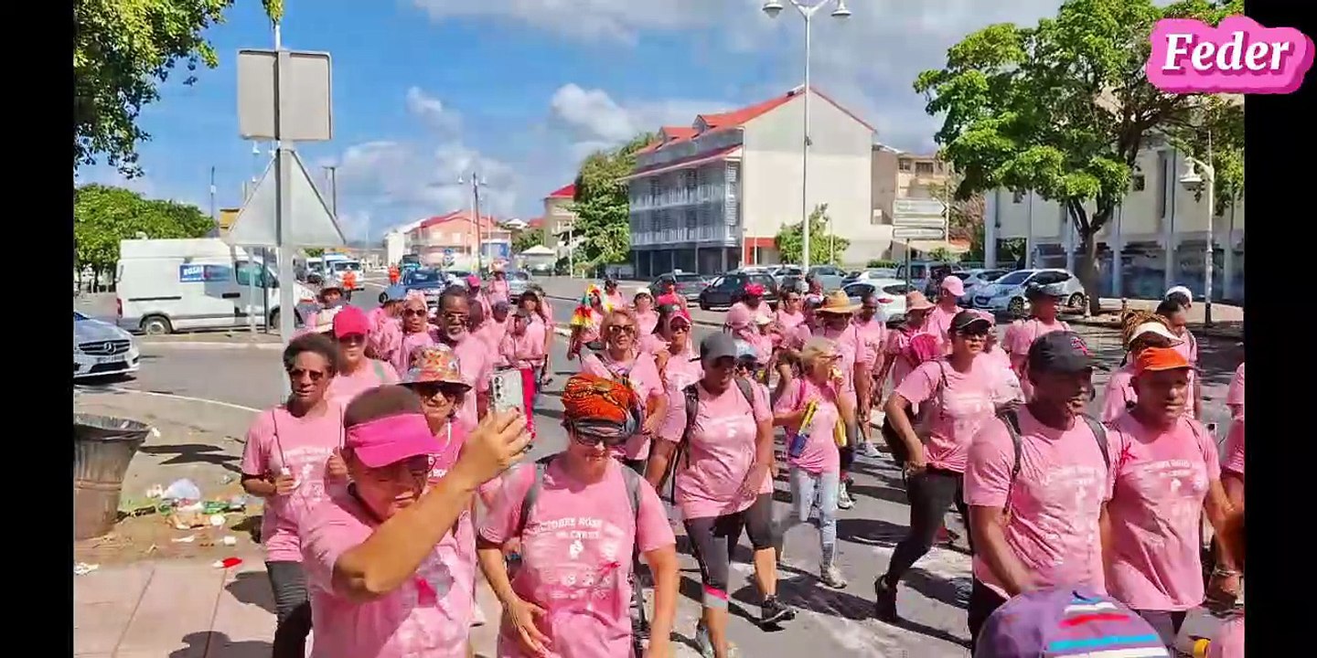 Octobre Rose marche avec K’mawon à basse terre 👍