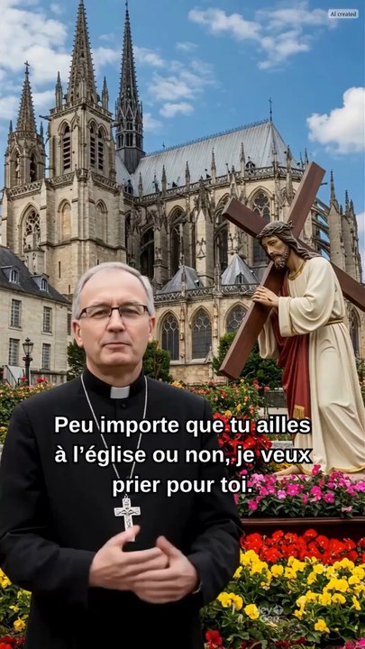Peu importe que tu ailles à l’église ou non, je veux prier pour toi.