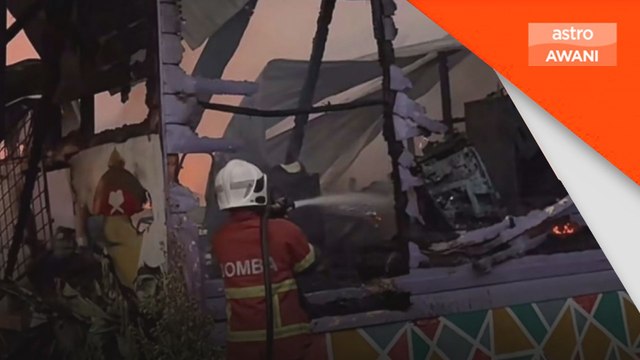 Kuarters guru antara 3 blok bangunan sekolah agama musnah terbakar