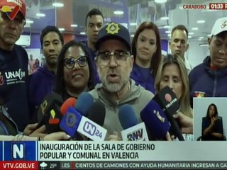 Carabobo | Inauguran la Sala de Gobierno Popular y Comunal en Valencia