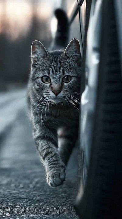 Cat walking