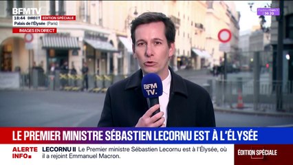Le Premier ministre Sébastien Lecornu a quitté Matignon et vient de faire son arrivée à l'Élysée