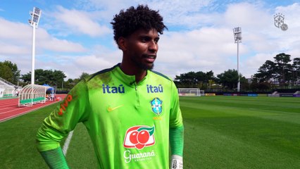 Hugo Souza comenta expectativa para o jogo da Seleção Brasileira diante do Japão