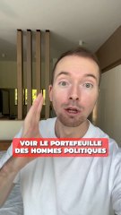 Voir le portefeuille des hommes politiques