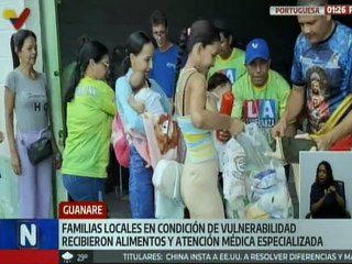 MINPPAL benefició familias portugueseñas con atención nutricional y entrega de alimentos
