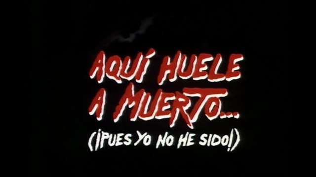 Aquí huele a muerto... (¡Pues yo no he sido!) 1989 HD 1080 Completa Martes y 13