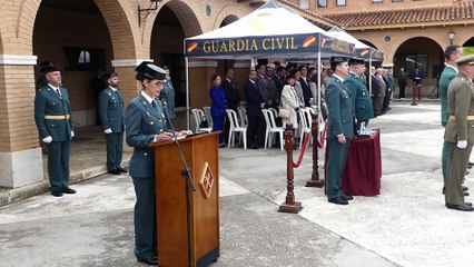 IZADO DE BANDERA Y CONDECORACIONES GUARDIA CIVL TERUEL
