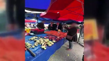 Belediye Başkanı pazar esnafıyla tartıştı: Azrail misin?