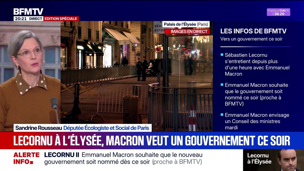 Plusieurs noms de hauts fonctionnaires circulent pour le gouvernement de Sébastien Lecornu: "C'est la négation de la politique", déplore Sandrine Rousseau, députée (Écologiste et Social) de Paris