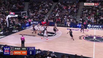 L'énorme dunk d'Amath M'Baye face à Monaco - Basket - Betclic Élite