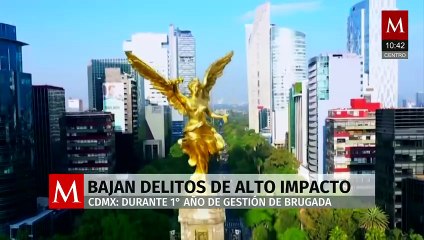 Bajan los delitos de alto impacto en el primer año de Clara Brugada