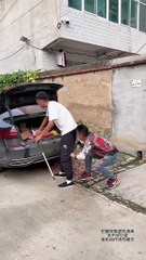 Comedy-lustiges Streichvideo