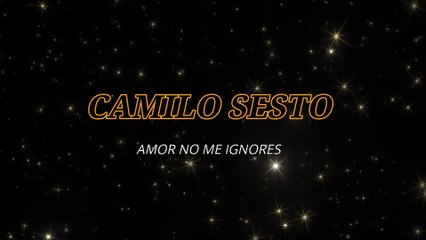 Camilo Sesto - Amor no me ignores (KARAOKE)