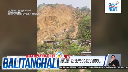 3 minero na natabunan ng guho sa Brgy. Kingking, kabilang sa mga nasawi dahil sa malakas na lindol sa Davao | Balitanghali
