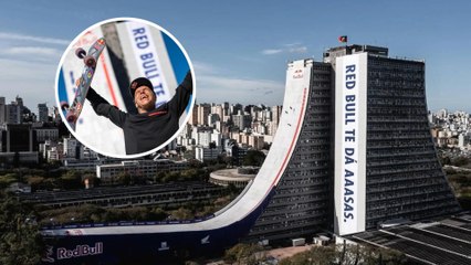 Sandro Dias y la preparación para romper récord Guiness bajando por la Ultimate Skate Ramp en Brasil