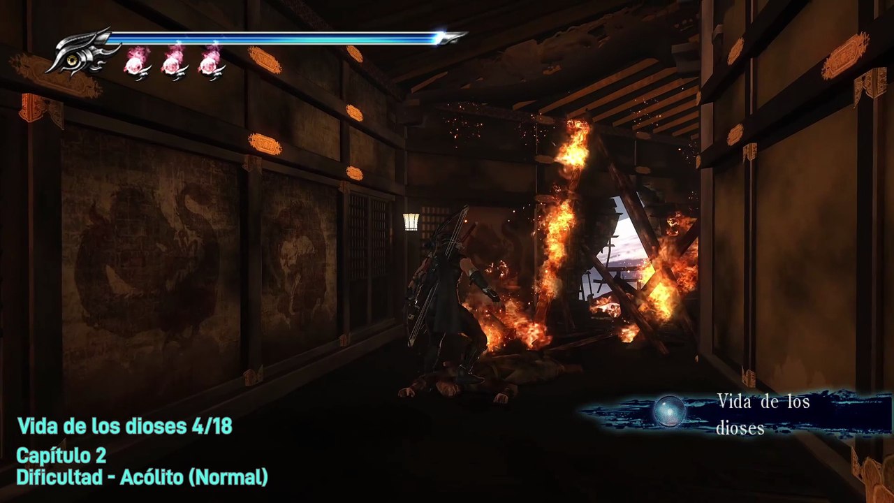 Vida de los dioses ubicación (Ninja Gaiden Sigma 2)