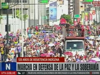 Clase obrera marcha en defensa de la paz y la soberanía nacional