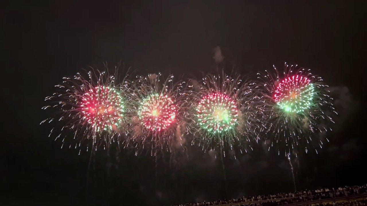 関西万博2025 花火の様子
