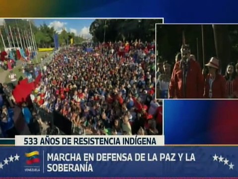 Pdte. Nicolás Maduro inauguró Monumento Gran Cacique Guaicaipuro y Urquía en Caracas