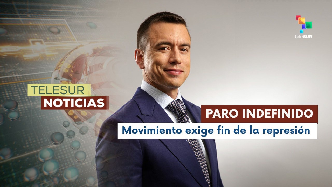 Organizaciones Indígenas se movilizaron en el Paro Nacional contra medidas de Noboa