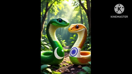 🐍🇵🇰🇮🇳 پاکستانی سانپ اور انڈین سانپ کی دوستی | Snake Friendship Story | Peace Between Borders