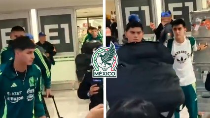 Gilberto Mora se roba los reflectores a su llegada a la CDMX después de quedar fuera del Mundial Sub-20