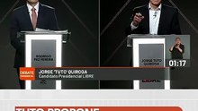 “La plata se va para salud y educación”, señaló el candidato por Alianza Libre durante el Debate Presidencial.