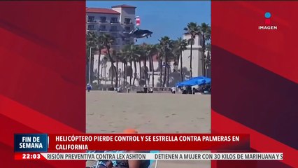 Helicóptero pierde control en California | Noticias Fin de Semana