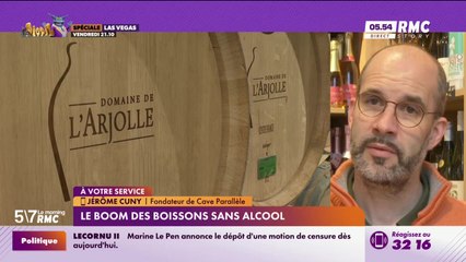 Jérôme Cuny à votre service : Le boom des boissons sans alcool - 13/10