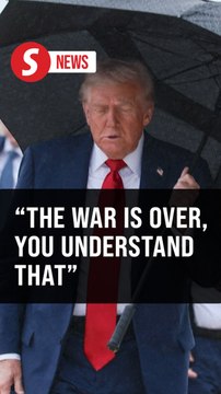 Trump signals war in Gaza is 'over' onboard Air Force One