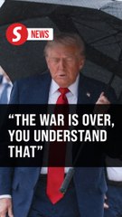 Trump signals war in Gaza is 'over' onboard Air Force One