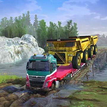 Spintires Mudrunner BIGGEST Challenge Crossing The BROKEN BRIDGE