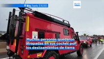 Las lluvias torrenciales de la DANA Alice afectan a Tarragona y atrapan a personas en coches y bajos