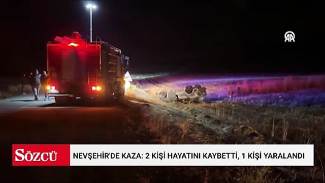 Nevşehir'de kaza: 2 kişi hayatını kaybetti, 1 kişi yaralandı