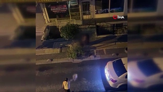 İstanbul'da ağızlıksız pitbull dehşeti kamerada: Sahibine saldırdı, mahalle karıştı!