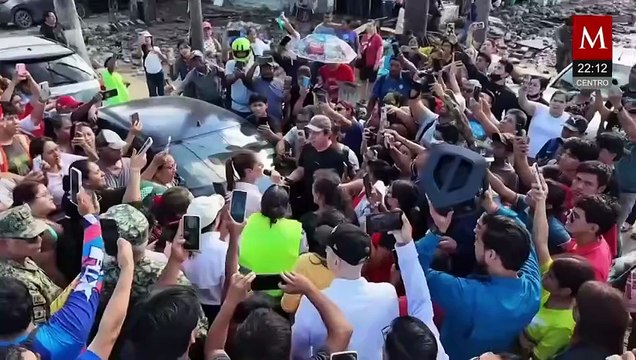 Claudia Sheinbaum recorre zonas afectadas por lluvias en Puebla y Veracruz