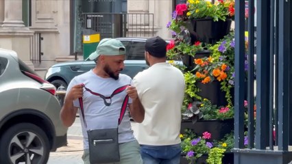 Man loses his temper _ fake tough guy _ invisible fight _ silent comedy by joker pranks 2025