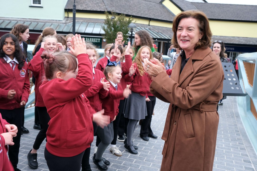 Haverfordwest Signature Bridge Opening feat Henry Tufnell, Eluned Morgan, Prendergast choir
