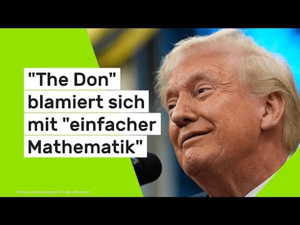 'The Don' blamiert sich mit 'einfacher Mathematik'